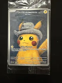 Pikachu With Grey Felt Hat Sealed. Pokemon Promo - Image 1