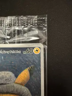 Pikachu With Grey Felt Hat Sealed. Pokemon Promo - Image 2