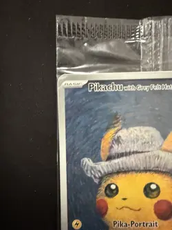Pikachu With Grey Felt Hat Sealed. Pokemon Promo - Image 5