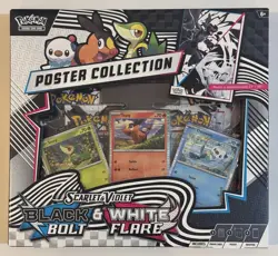 Pokemon Black Bolt/White Flare Unova Poster Collection New Sealed - Image 1