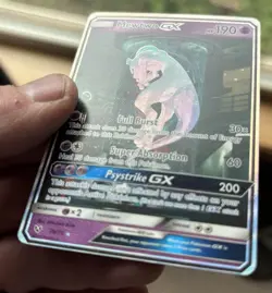 Mewtwo GX 78/73 2017 Shining Legends Secret Rare Holo Full Art GX 190 NM - Image 3