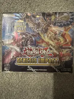 Yu-Gi-Oh! Genesis Impact Booster Box 1st Edition Sealed - Image 1