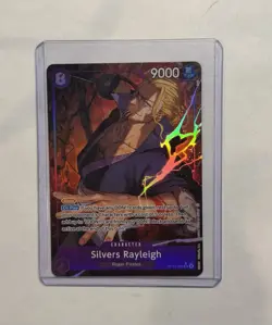 Namco Silvers Rayleigh OP13-066 Carrying On His Will Alt Art Foil 9000 SR Chara… - Image 1