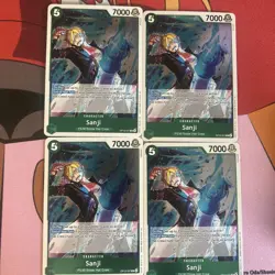 Sanji Playset - OP13-027 x4 - Carrying On His Will - One Piece TCG - English - Image 1