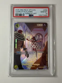 Charlotte Flampe (SP) EB01-056 Royal Blood Foil PSA 10 One Piece - Image 1
