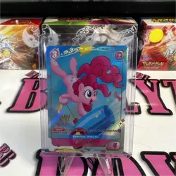 Kayou My Little Pony Card Game Pinkie Pie Premiere BP01-GR03 Rare Holo 1st - Image 1