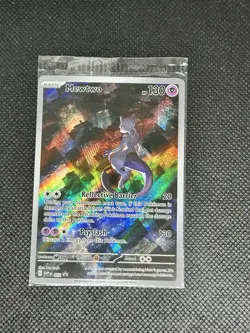 Mewtwo 052 Sv: Scarlet & Violet black star Promo Card Sealed - Image 1