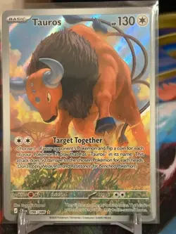 Pokemon TCG Tauros 096/086 Chaos Rising IR Ilustration Rare Card - NM PACK FRESH - Image 1