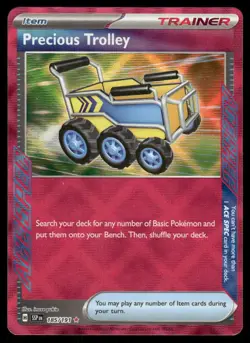 Pokemon Cards Precious Trolley 185/191 Surging Sparks ACE SPEC Rare NM - Image 1