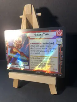 Star Wars Unlimited TOTR Foil Judge Promo Card 001/257 Ahsoka Tano Near Mint + - Image 2