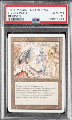 1994 MTG REVISED EDITION LIVING WALL PSA 10 - Image 1