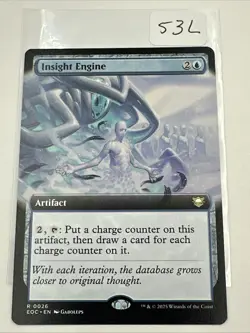 x1 Insight Engine - Extended Art R MTG Commander: Edge of Eternities M/NM, Engli - Image 2