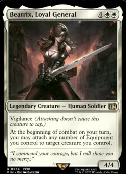 Beatrix, Loyal General R FINAL FANTASY 554 NM - Image 1