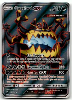 Guzzlord GX 105/111 Ultra Rare Crimson Invasion Pokemon Lightly Played - Image 1