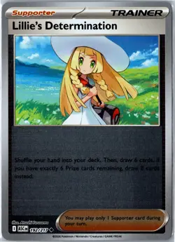 Pokemon Card - Lillie's Determination 192/217 Ascended Heroes Reverse Holo NM - Image 1