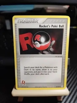 Rocket's Poke Ball 89/109 Pokemon Team Rocket Returns MP - Image 1