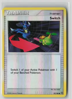 Switch 93/100 Common Stormfront Pokemon Reverse Holo LP - Image 1