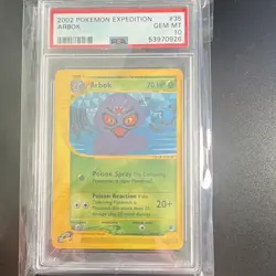 Pokemon Arbok 35/165 Expedition Base Set Rare Stage 1 70 HP English PSA 10 - Image 1