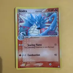 Seadra Delta Species 52/110 Stamped Pokemon EX Holon Phantoms Reverse Holo - Image 1
