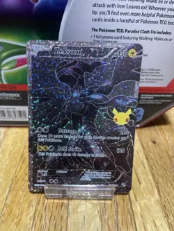 Clean NM Zekrom 114/114 Celebrations 25th Anniversary Holo Foil Pokemon Card TCG - Image 1