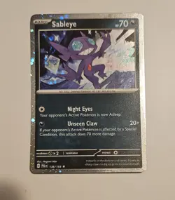 Sableye - 136/193 - Paldea Evolved - Cosmos Holo Rare - NM/M - Pokemon Card - Image 1