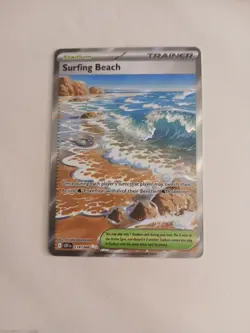 Pokemon TCG - Surfing Beach 114/086 - Ultra Rare - Chaos Rising - NM/M in Hand - Image 1