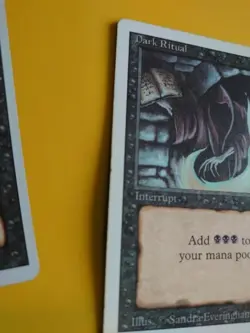 Dark Ritual. Revised. Old Vintage Interrupt. Magic the Gathering Card. - Image 3