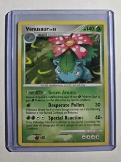 Venusaur Pokemon TCG DPPt Supreme Victors 13/147 Stage 2 140 HP Holo Rare - Image 1
