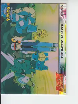1998 Topps Pokemon Mewtwo Strikes Back #32 The Battle Renewed First Movie - Image 1
