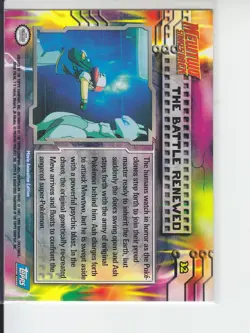 1998 Topps Pokemon Mewtwo Strikes Back #32 The Battle Renewed First Movie - Image 2