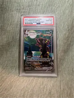 Pokemon 2021 Evolving Skies Umbreon VMAX 215/203 Secret Alt Art Holo PSA 10 - Image 1
