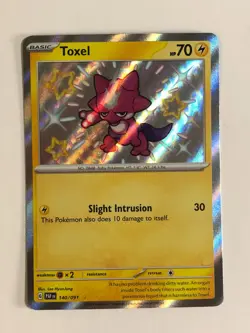 Pokemon TCG Paldean Fates Toxel 140/091 Near Mint - Image 1