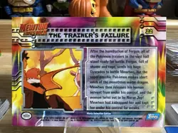 The Trainer's Failure Pokemon Topps Mewtwo Strikes Back #22 - Image 2