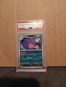 2024 POKEMON PAF EN-PALDEAN FATES #057 GENGAR PSA 9 - Image 1