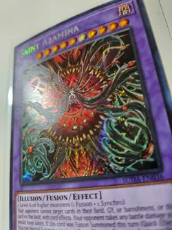 Saint Azamina (Secret Rare) SUDA-EN036 1st Edition NM Yugioh TCG - Image 2