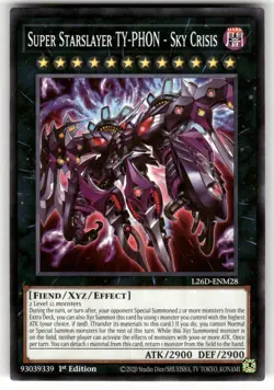 Super Starslayer TY-PHON - Sky Crisis L26D-ENM28 LMD 2026 Yu-Gi-Oh NM - Image 1