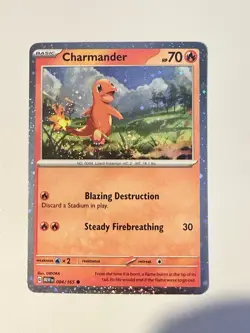 Charmander - (Cosmos Holo) Miscellaneous Cards & Products 004/165 NM Pokemon TCG - Image 1