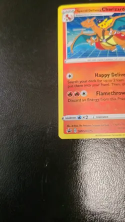 Pokemon TCG Special Delivery Charizard SWSH075 Holo Promo Card - Image 4