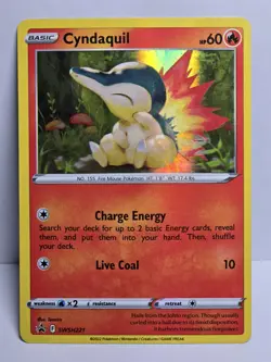 Cyndaquil (Cosmos Holo) SWSH221 Promo Sword & Shield Promo Pokemon Card - Image 1