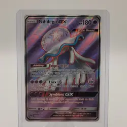 Pokemon Nihilego GX Full Art Holo Card 103/111 Sm-Crimson Invasion NM - Image 1
