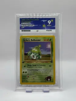Erika’s Bulbasaur Gym Challenge 1st Edition 39/132 MINT ACE 9 Pokemon Card - Image 1