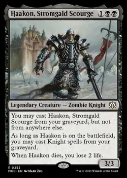 Mint/Near-Mint, English - 4 x MTG Haakon, Stromgald Scourge Commander: March of - Image 1
