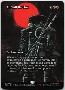 ALL WILL BE ONE (BORDERLESS) 8 TMNT MAGIC: THE GATHERING NM/M - Image 1