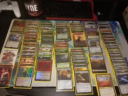 4 Mtg Commander Deck FFF/LOTR/TMNT/Fallout/3 Playmat - Image 1