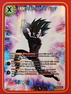 VEGETA, UNISON OF FURYHISTORY OF VEGETA, 2022 DRAGON BALL SUPER CARD GAME - Image 1