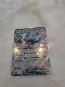 Lot 5 Cartes Pokemon FR - Dialga ex Ultra Rare, Noctunoir Holo, Ursaking + - Image 2