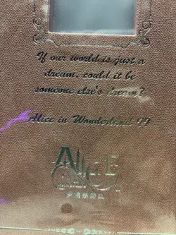 Wanmanshe Alice in Wonderland Book Redemption Pink Card Binder Sealed - Image 2