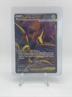 Mega Skarmory Ex 106/88 Perfect Order Pokemon TCG Full Art Holo Card - Image 1