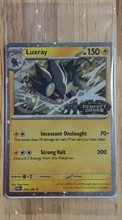 Luxray (Perfect Order Stamped) 028/088 Miscellaneous Cards & Products Holo - Image 1