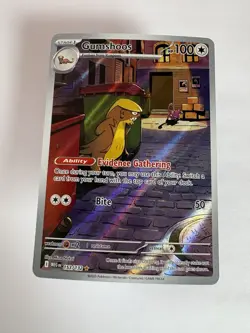 Pokemon TCG Gumshoos Card 153/132 Mega Evolution Illustration Rare - Image 1
